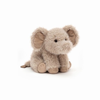 Jellycat Curvie Elephant USA | 80635YKXO